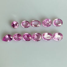 Load image into Gallery viewer, 5.76 carat Natural Pink Sapphire lot - J N Gems