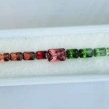 画像をギャラリービューアに読み込む, 8.00 carat Natural Multicolor Tourmaline Bracelet Layout - J N Gems