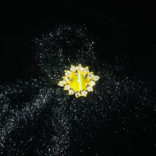 Load image into Gallery viewer, Ring - Chrysoberyl Cat's Eye & Diamond 18k Gold J N Gems