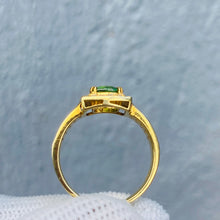 画像をギャラリービューアに読み込む, Ring -Tsavorite & Diamond 18k Gold J N Gems