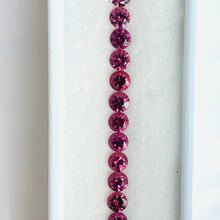 Load image into Gallery viewer, Natural Rose Garnet 15.00 carat 5.5mm Line - J N Gems