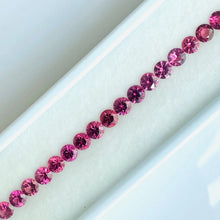 Load image into Gallery viewer, Natural Rose Garnet 15.00 carat 5.5mm Line - J N Gems