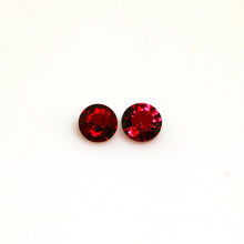 Load image into Gallery viewer, 0.60ct Natural Red Ruby pair - J N Gems