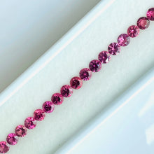 画像をギャラリービューアに読み込む, Natural Rose Garnet  Round  Line jngems
