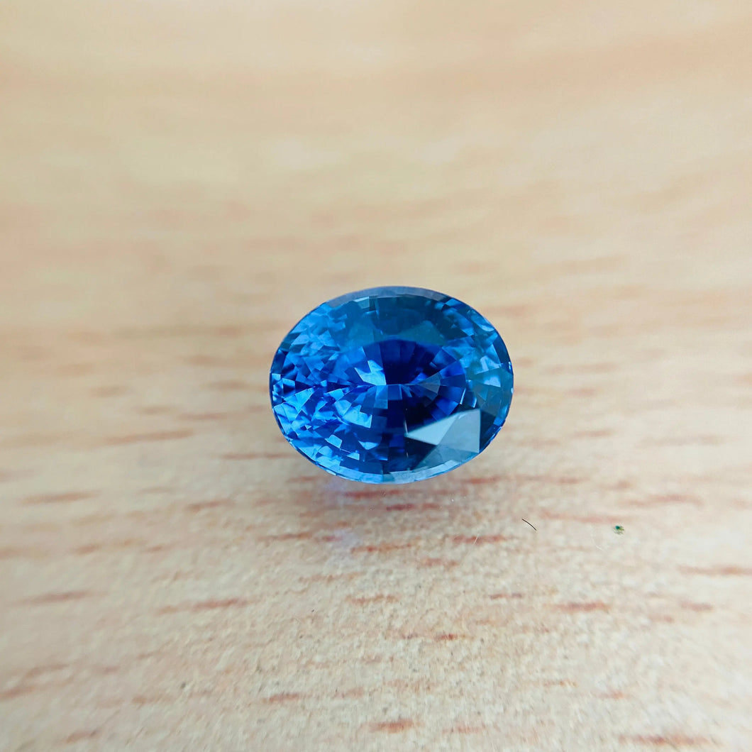 Natural Cornflower  Blue Sapphire 2.80 carat jngems