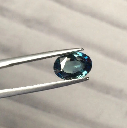 2.73 carat Natural Teal Sapphire J N Gems