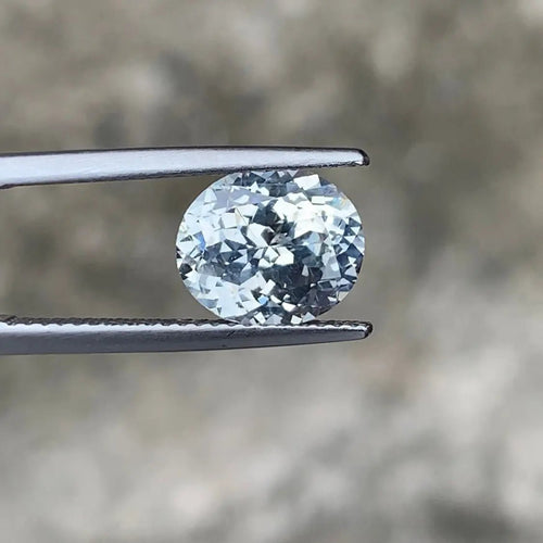 3.53 carat Natural White Sapphire - J N Gems