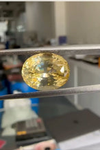 Load image into Gallery viewer, Yellow Sapphire 8.08 carat Royal Ceylon Sapphire
