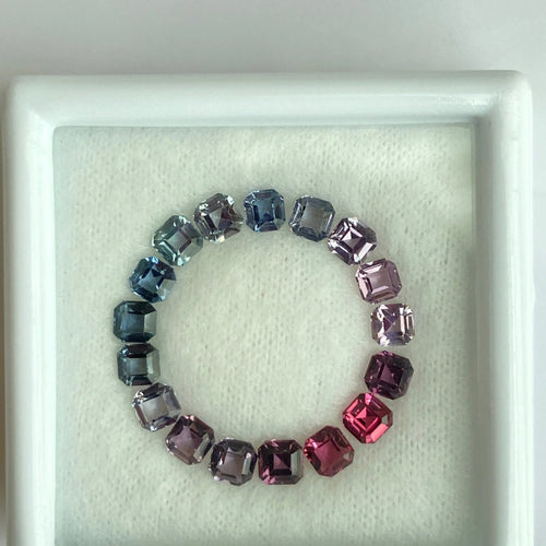 4.12 carat Natural Spinel Asscher cut Line - J N Gems