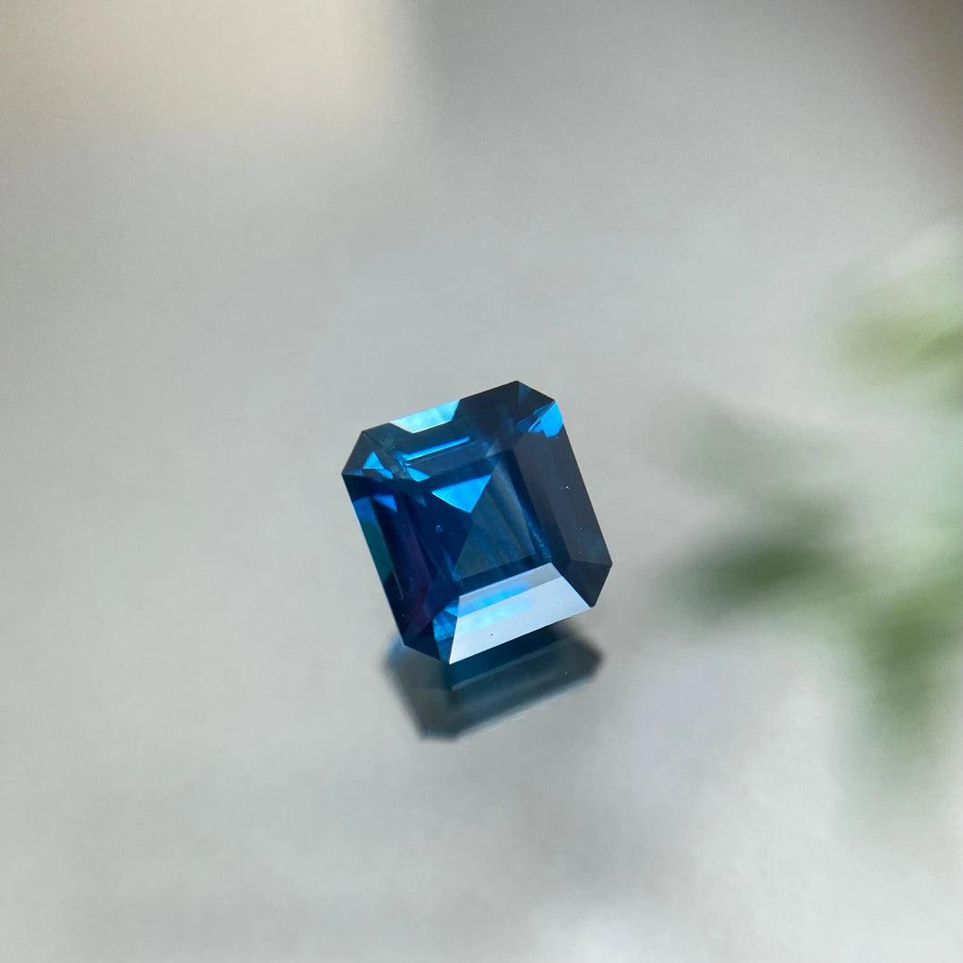 Natural Teal sapphire 1.58 carat J N Gems