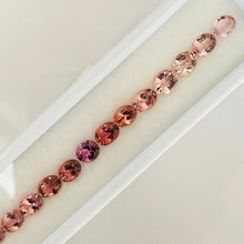 Load image into Gallery viewer, 9.70 carat Natural Tourmaline Bracelet Layout - J N Gems
