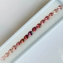 Load image into Gallery viewer, 9.70 carat Natural Tourmaline Bracelet Layout - J N Gems
