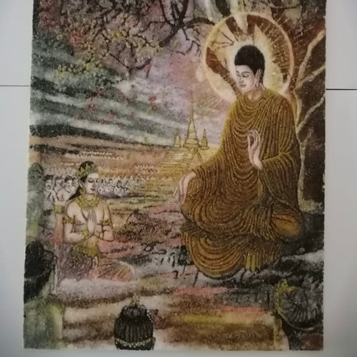 Lord Buddha by Natural Gemstone J N Gems