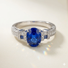 Load image into Gallery viewer, Ring Blue Sapphire - J N Gems
