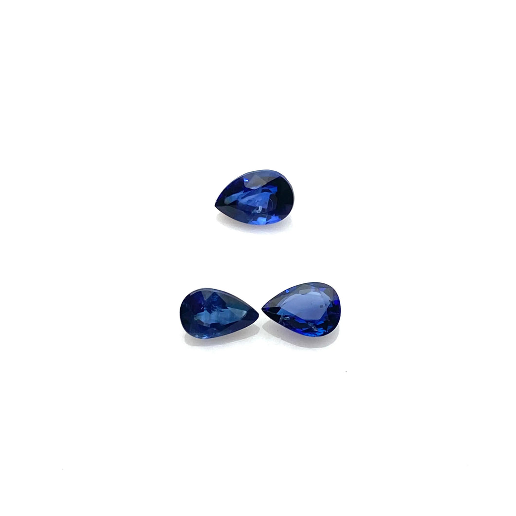 Natural Blue Sapphire pair 1.72 carat J N Gems