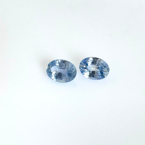 Blue Sapphire 1.88 carat - Ice Blue - J N Gems