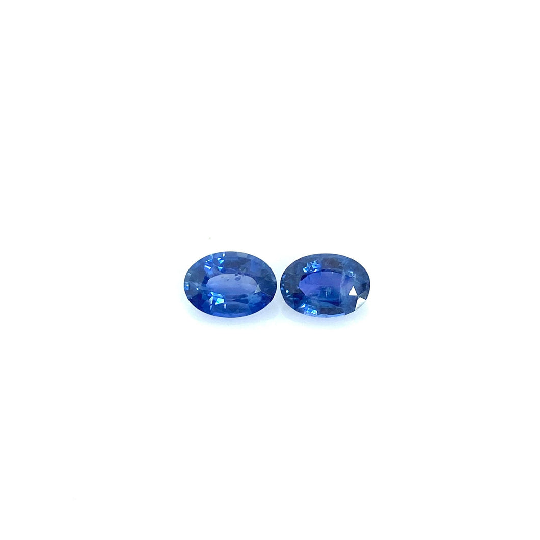 Blue Sapphire Pair 2.49 carat - J N Gems