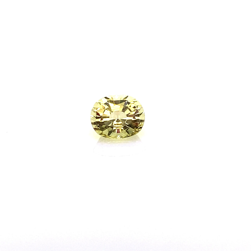 Unheated Yellow sapphire 3.90 carat J N Gems