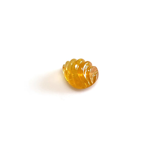 Natural. Carving Yellow Sapphire 6.85 carat J N Gems