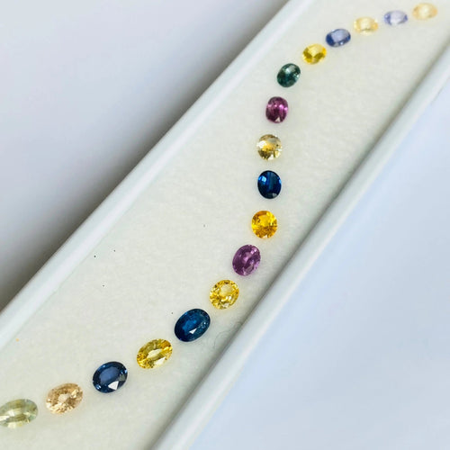 Multicolor Sapphire 13.60 carat - J N Gems