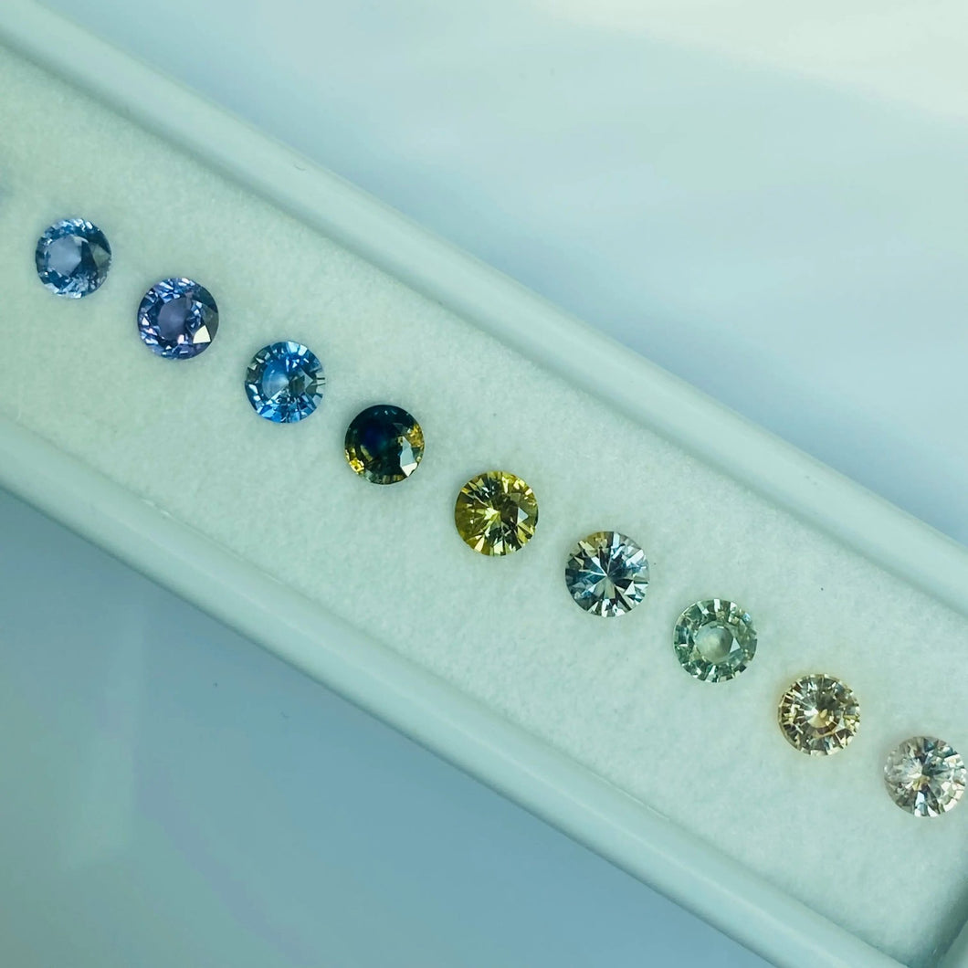 Multicolor Sapphire 6.12 carat - J N Gems