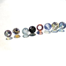 Load image into Gallery viewer, Natural Bi Color Sapphires 5mm Round 4.54 carat - J N Gems
