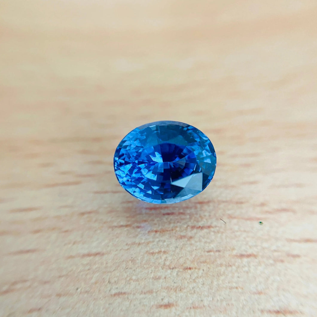 Natural Cornflower Blue Sapphire 2.80 carat - J N Gems