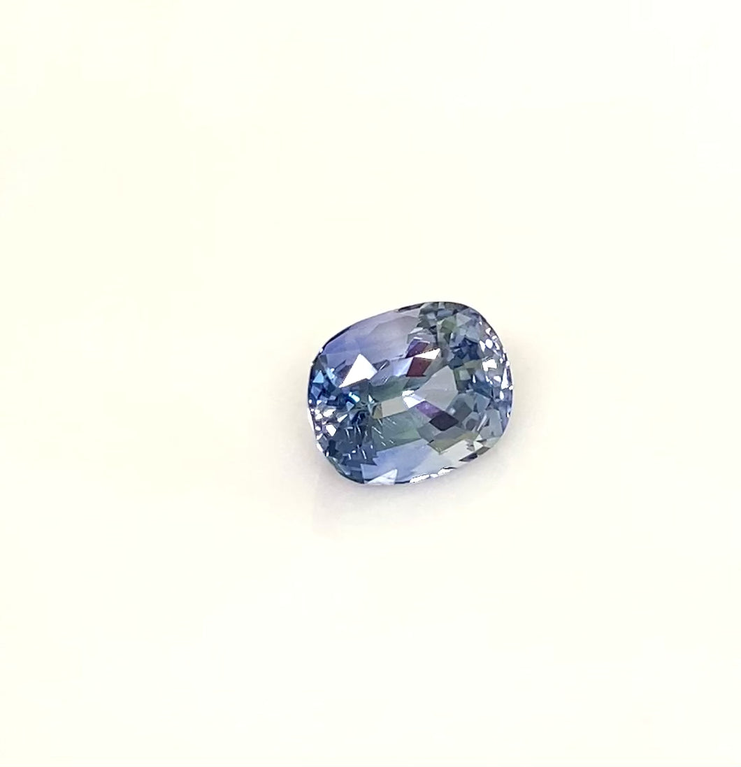3.65 carat Unheated Blue Sapphire