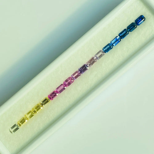 Rainbow Sapphire 6.13 carat - J N Gems