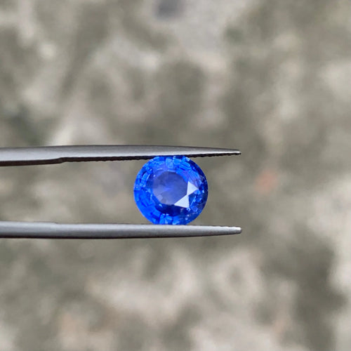 2.14 carat Natural Blue Sapphire Round J N Gems