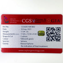 Load image into Gallery viewer, 17.04ct Natural Sphene - J N Gems
