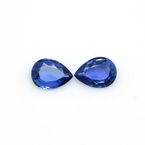2.07ct Natural Blue Sapphire Pair - J N Gems