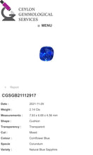 Load image into Gallery viewer, 2.14 carat Natural Blue Sapphire - J N Gems
