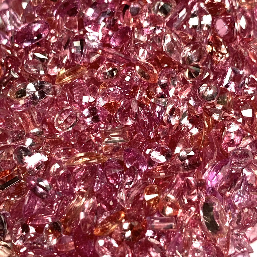 250cts Natural Padparadscha Sapphire Lot freeshipping - J N Gems