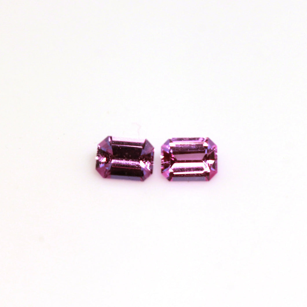 0.46ct Natural Pink   Sapphire pair freeshipping - J N Gems