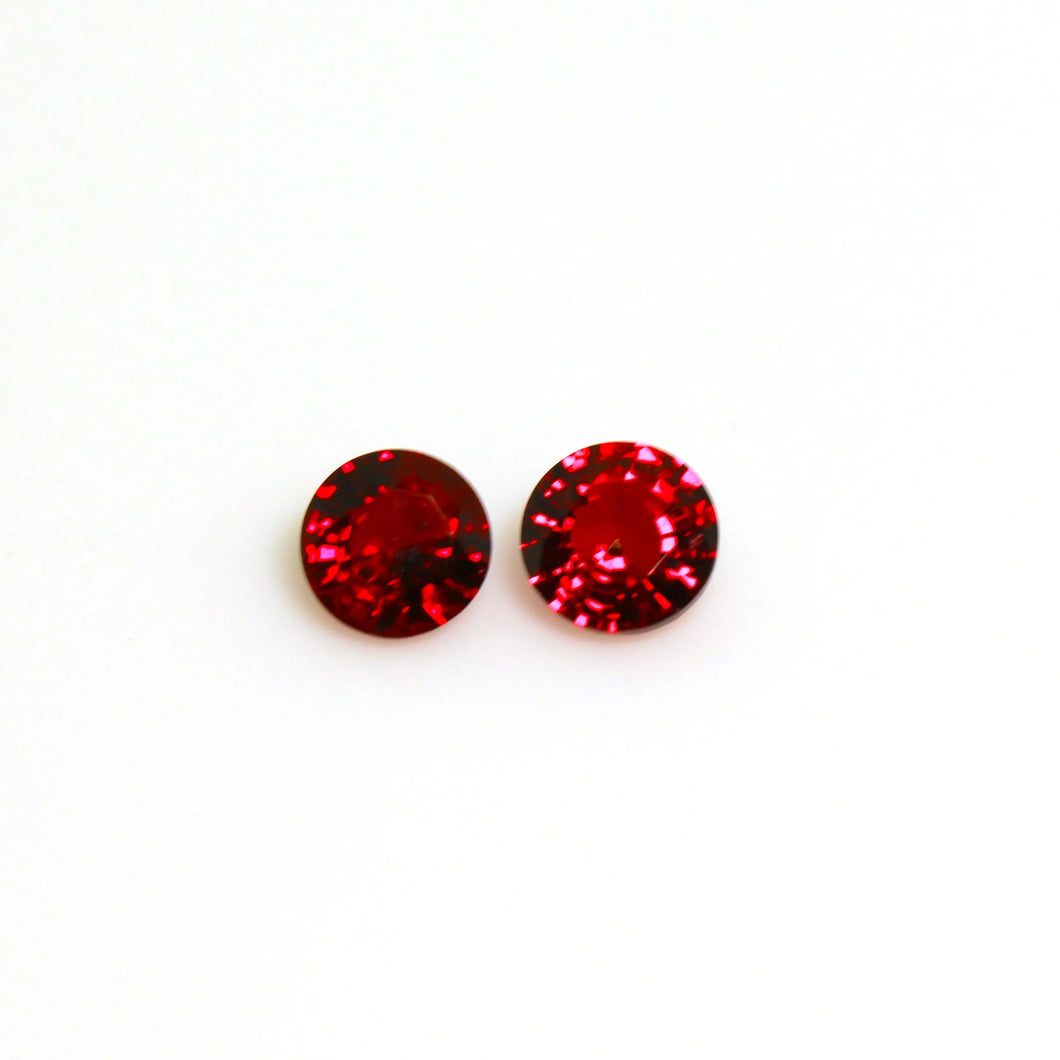 0.60ct Natural Ruby pair freeshipping - J N Gems