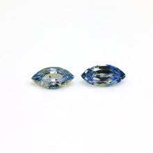 Load image into Gallery viewer, 0.68ct Natural Bi Color Sapphire pair freeshipping - J N Gems
