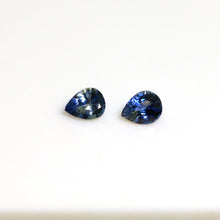 Load image into Gallery viewer, 0.41ct Natural Bi Color Sapphire pair freeshipping - J N Gems
