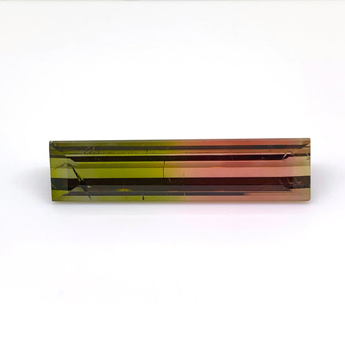 28.38ct Natural Bi Color Tourmaline freeshipping - J N Gems