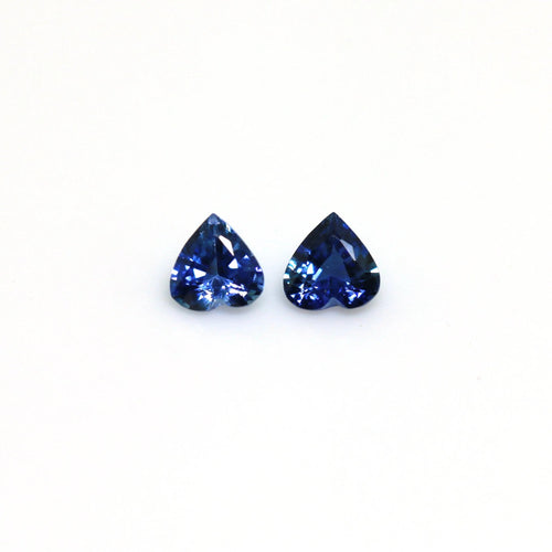 Blue Sapphire 0.51 carat Natural pair - J N Gems