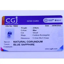 Load image into Gallery viewer, Blue Sapphire 3.56 carat Natural - J N Gems
