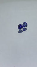 Load and play video in Gallery viewer, 1.89ct Pair of Natural Blue Sapphire
