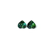 Load image into Gallery viewer, 1.82 carat Pair of Natural Forest Green Tourmaline
